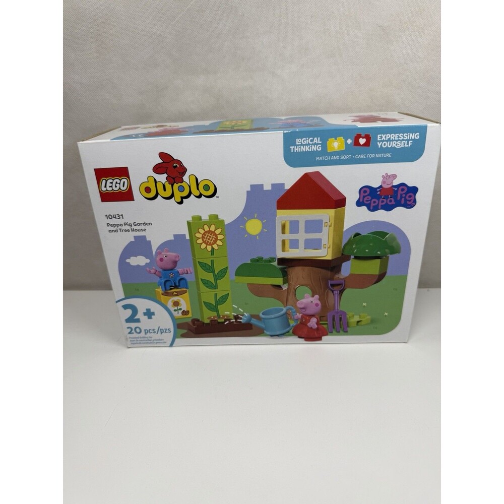 LEGO DUPLO 10431 Peppa Pig Garden and Tree House Set NEW Sealed Preschool Gift